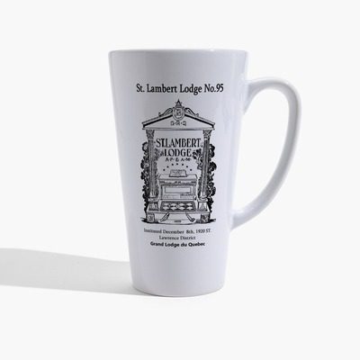 Tall Latte Mugs - St, Lambert Lodge No. 95
