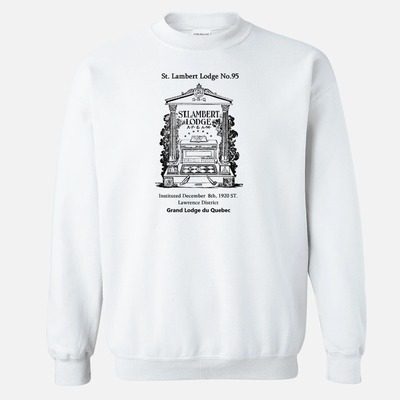Crew Neck Sweatshirt - St. Lambert Lodge No. 95